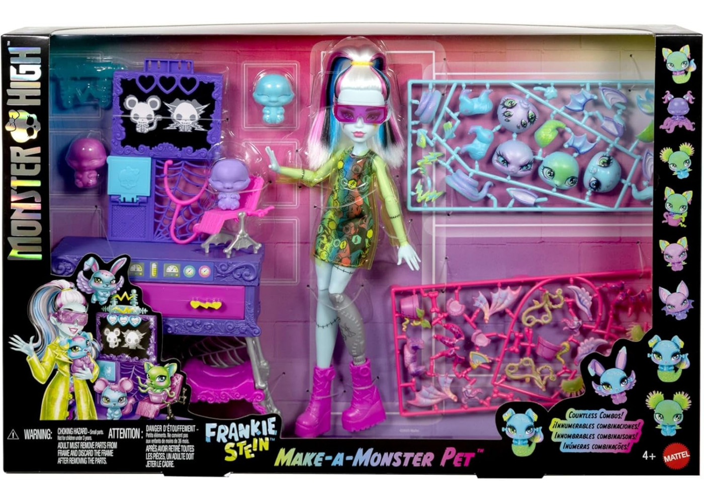 Набор Монстер Хай Фрэнки Штейн Собери Питомца Monster High Frankie Stein Make-A-Monster Pet Mattel JBF18
