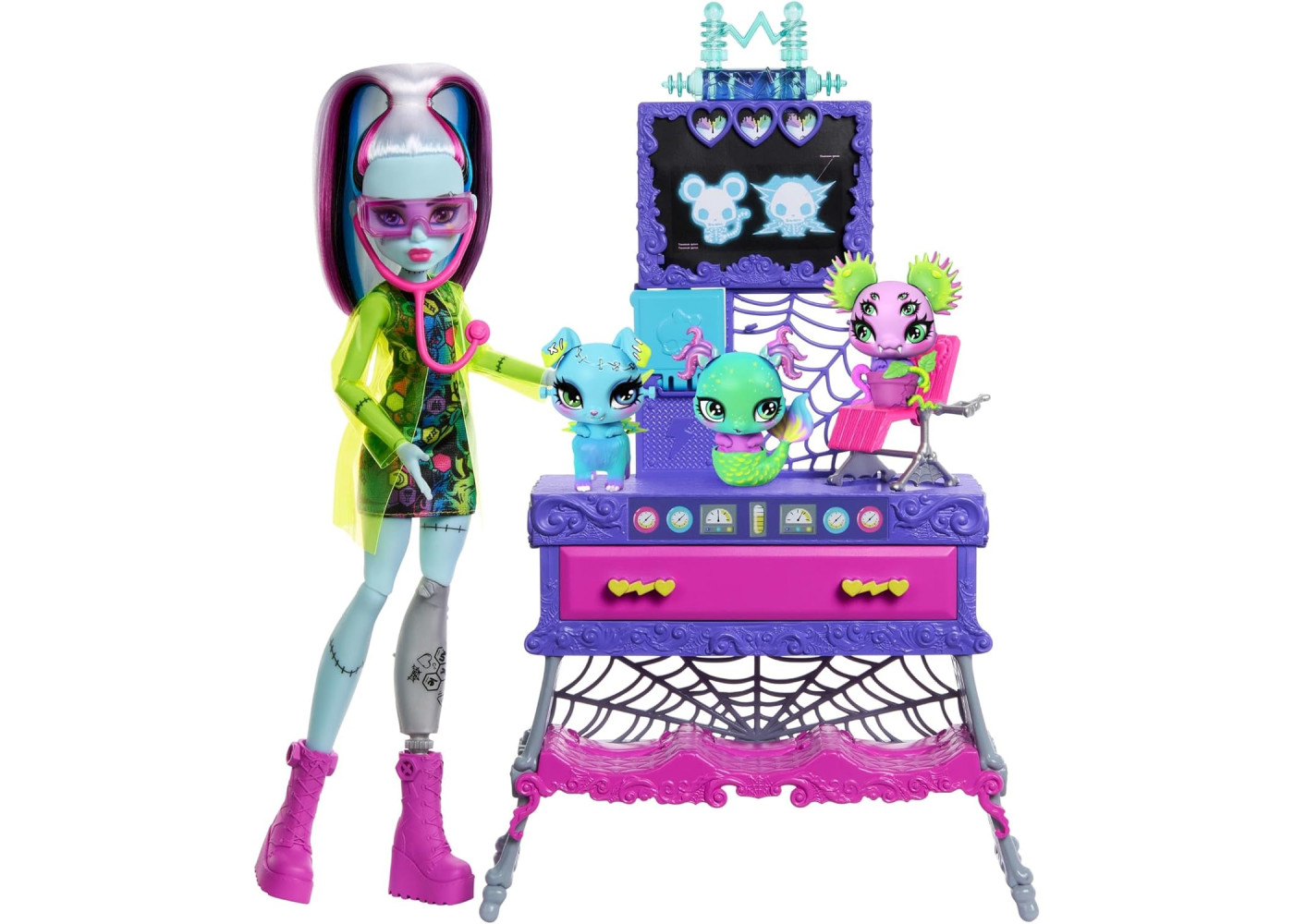 Набор Монстер Хай Фрэнки Штейн Собери Питомца Monster High Frankie Stein Make-A-Monster Pet Mattel JBF18