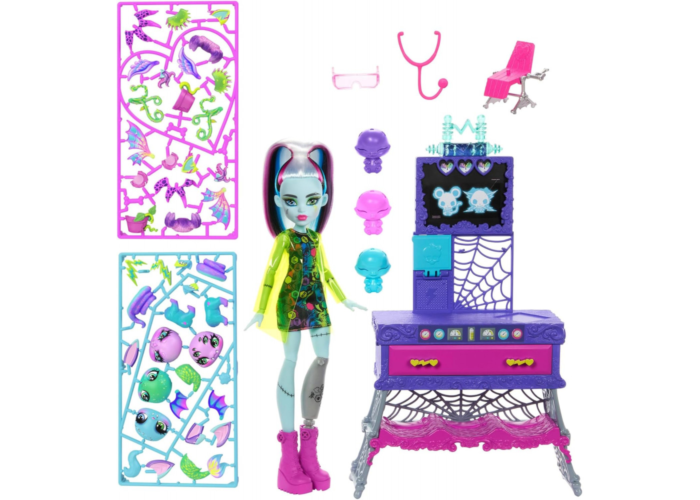 Набор Монстер Хай Фрэнки Штейн Собери Питомца Monster High Frankie Stein Make-A-Monster Pet Mattel JBF18