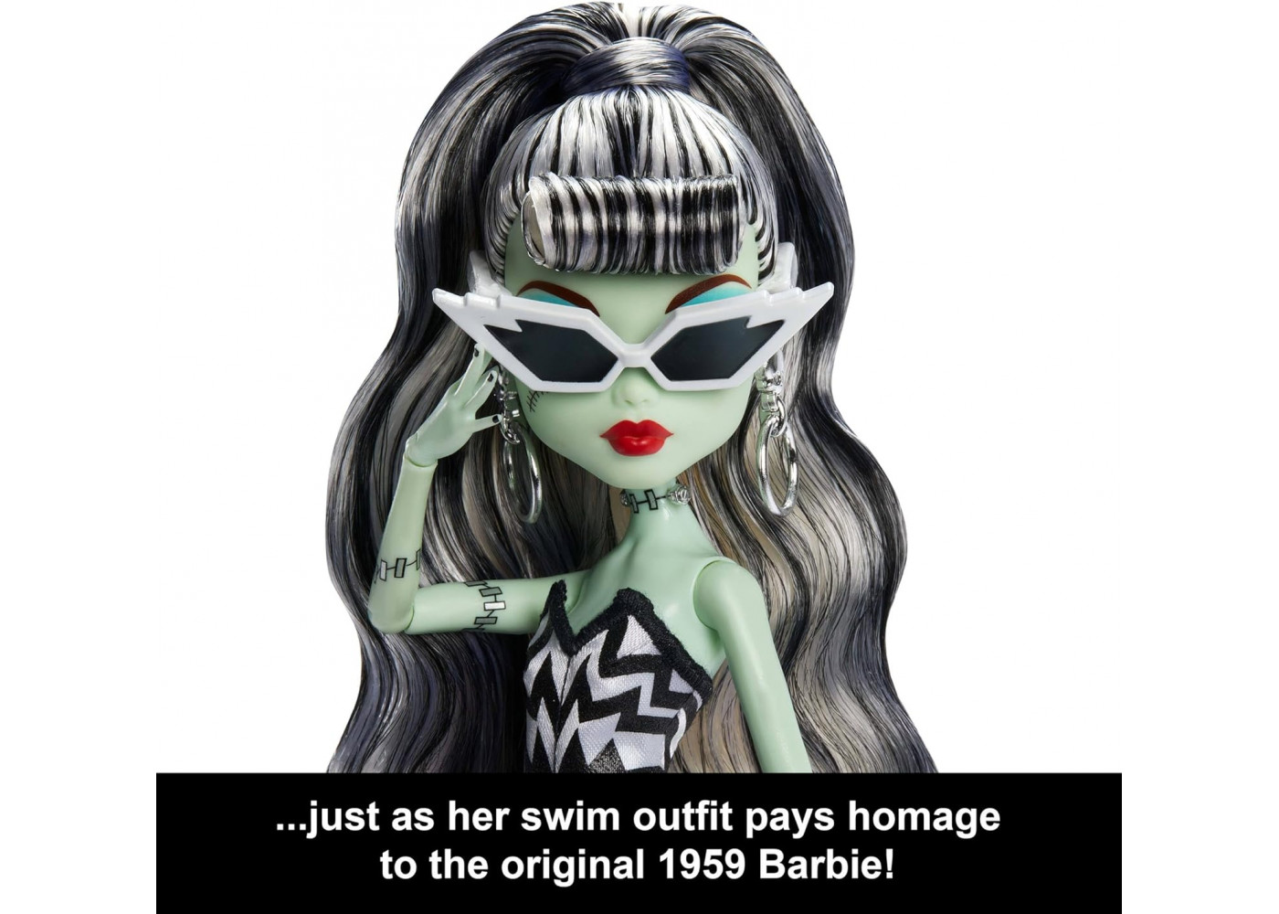 Лялька Монстер Хай Френкі Штейн в Образі Барбі Barbie Monster High Skullector Frankie Stein Mattel JHK28