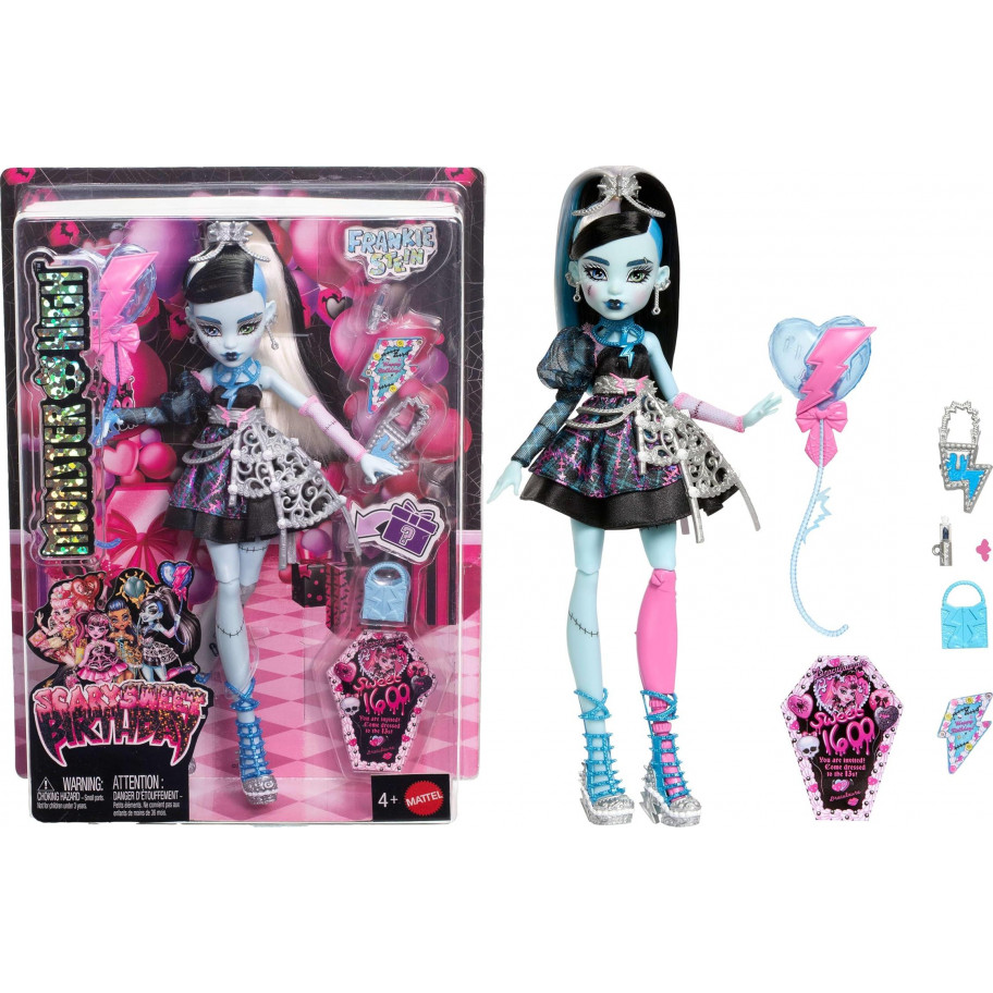 Лялька Монстер Хай Френкі (Уцінка) Солодкий День Народження Monster High Frankie Stein Birthday Mattel BJBG75