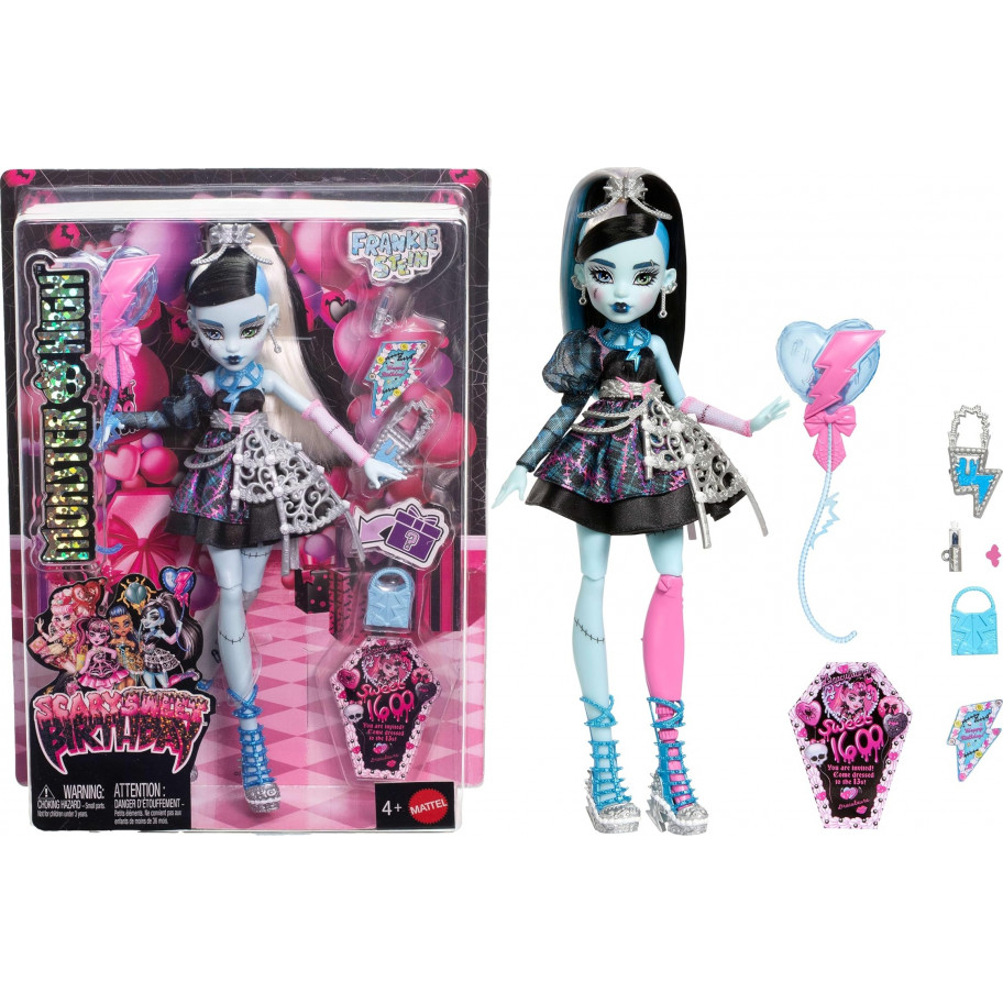 Лялька Монстер Хай Френкі Страшно Солодкий День Народження Monster High Frankie Stein Birthday Mattel JBG75