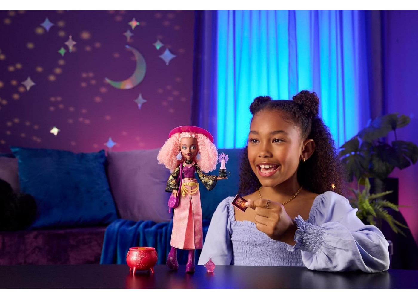 Лялька Монстер Хай Рей Люміна Місячна Магія Monster High Moonspell Magic Rae Lumina Mattel JMB91