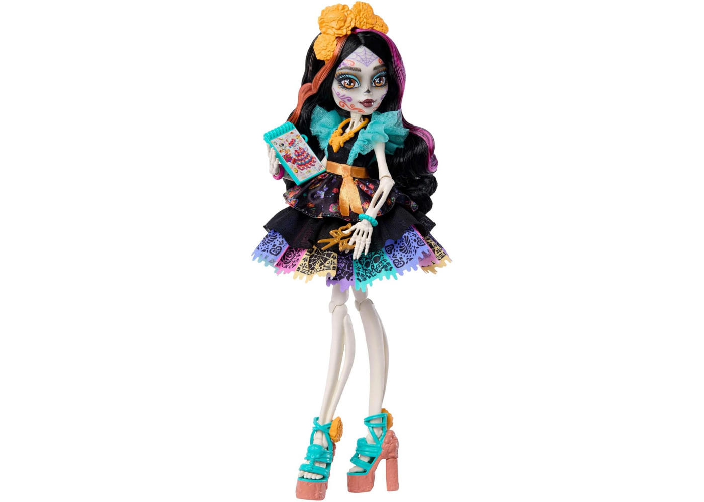 Кукла Монстер Хай Скелита Калаверас с Питомцем Monster High Skelita Calaveras Mattel JHK34