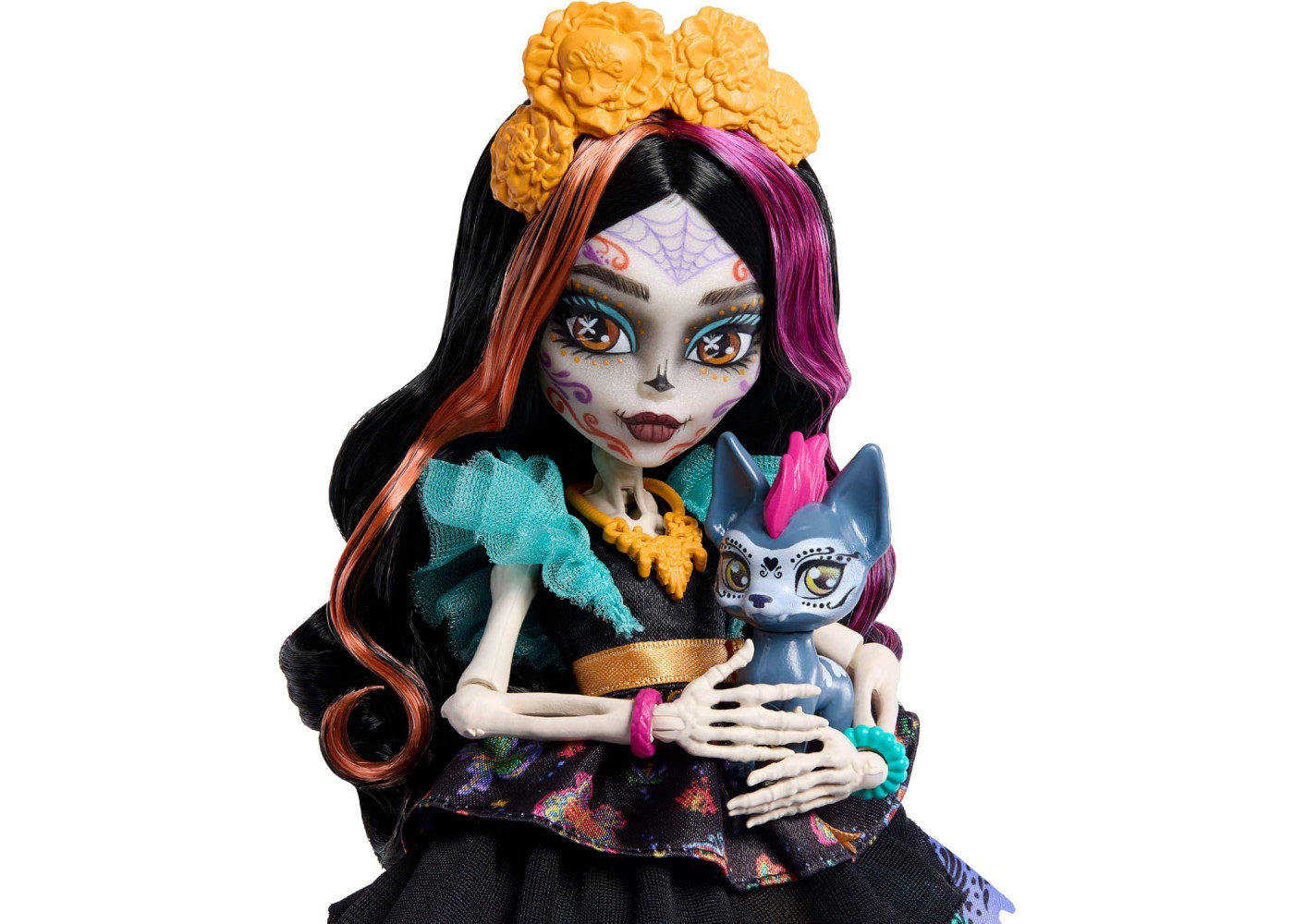 Кукла Монстер Хай Скелита Калаверас с Питомцем Monster High Skelita Calaveras Mattel JHK34