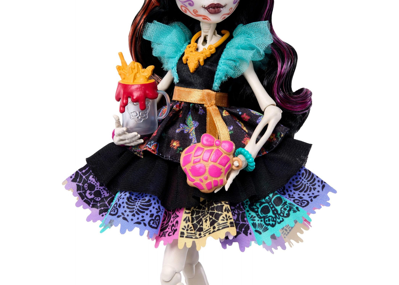 Кукла Монстер Хай Скелита Калаверас с Питомцем Monster High Skelita Calaveras Mattel JHK34