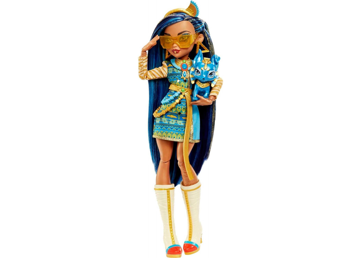 Кукла Монстер Хай Клео Де Нил с Питомцем Monster High Cleo De Nile Mattel HHK54