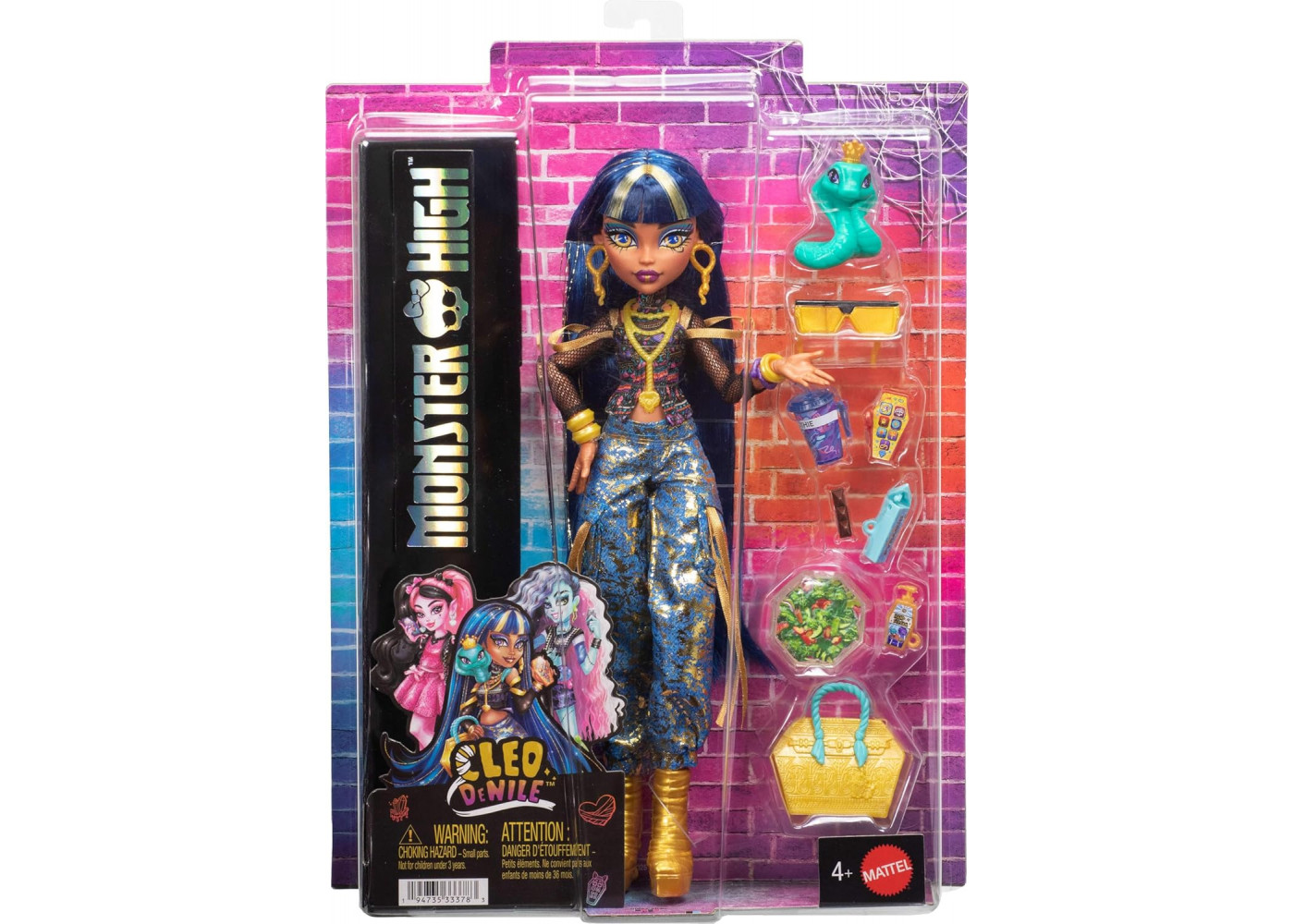 Лялька Монстер Хай Клео Де Ніл Monster High Cleo De Nile Mattel JHK32