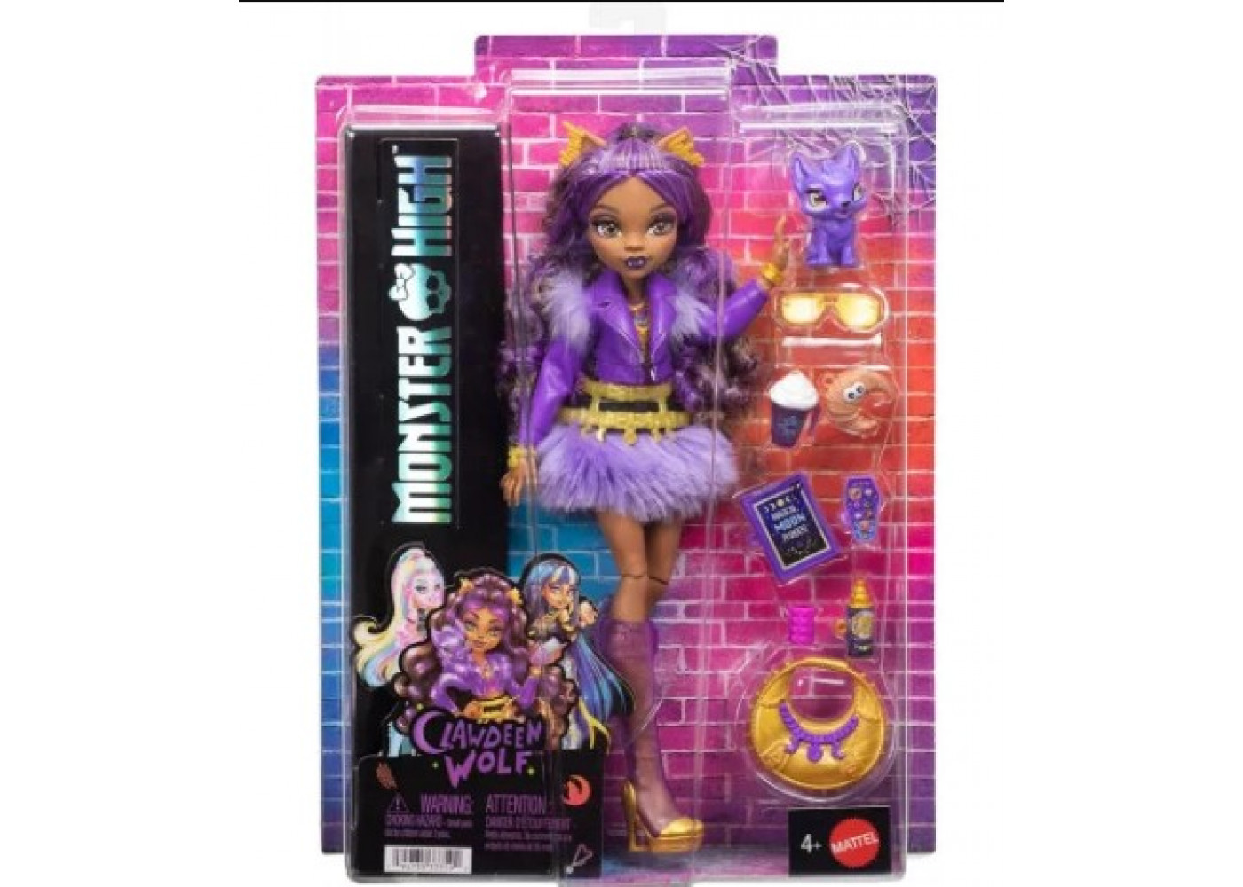 Лялька Монстер Хай Клодін Вульф (Уцінка) Monster High Clawdeen Wolf Mattel BJHK30