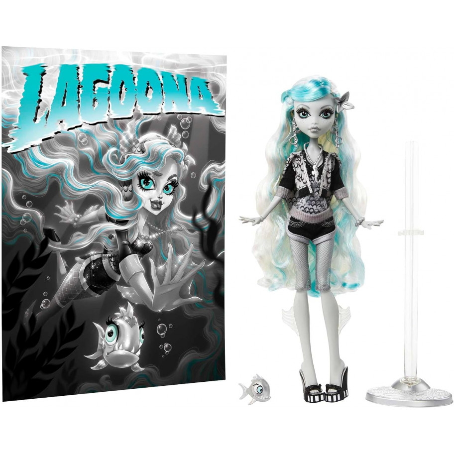 Лялька Монстер Хай Лагуна Блю Ріл Драма Monster High Reel Drama Lagoona Blue Mattel HKN30