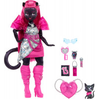 Кукла Монстер Хай Кэтти Нуар с Питомцем Monster High Catty Noir Mattel HXH76