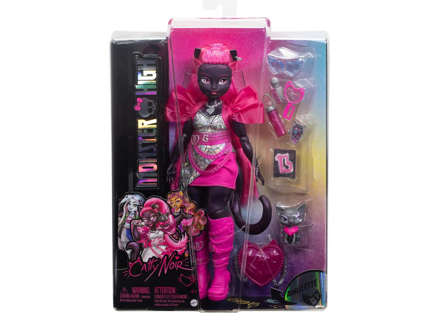 Лялька Монстер Хай Кетті Нуар з Вихованцем Monster High Catty Noir Mattel HXH76