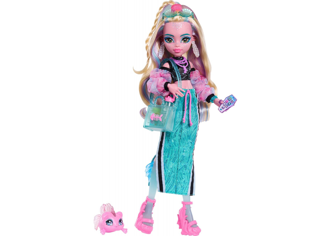 Кукла Монстер Хай Лагуна Блю с Аксессуарами Monster High Lagoona Blue Mattel JHK33