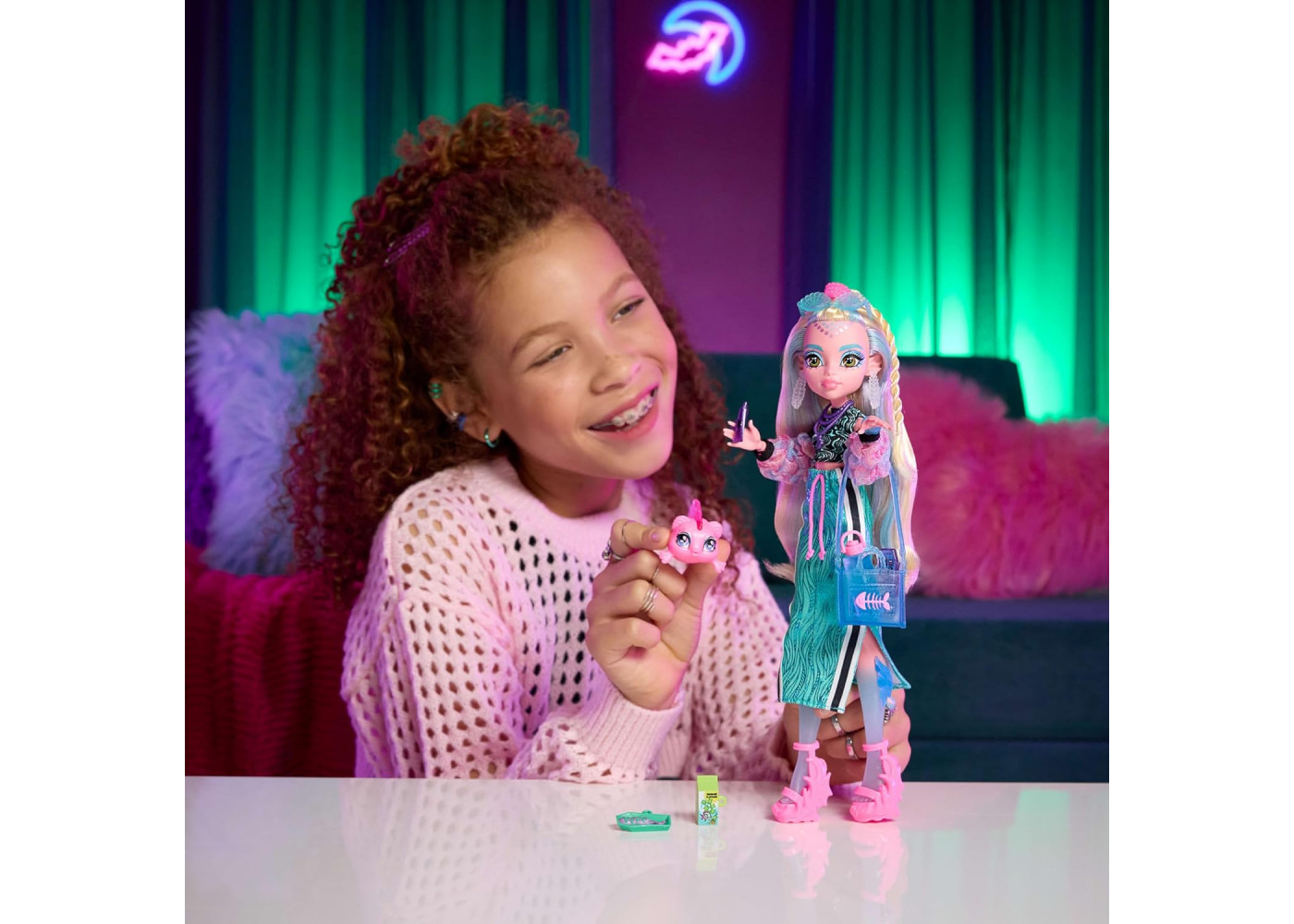 Кукла Монстер Хай Лагуна Блю с Аксессуарами Monster High Lagoona Blue Mattel JHK33