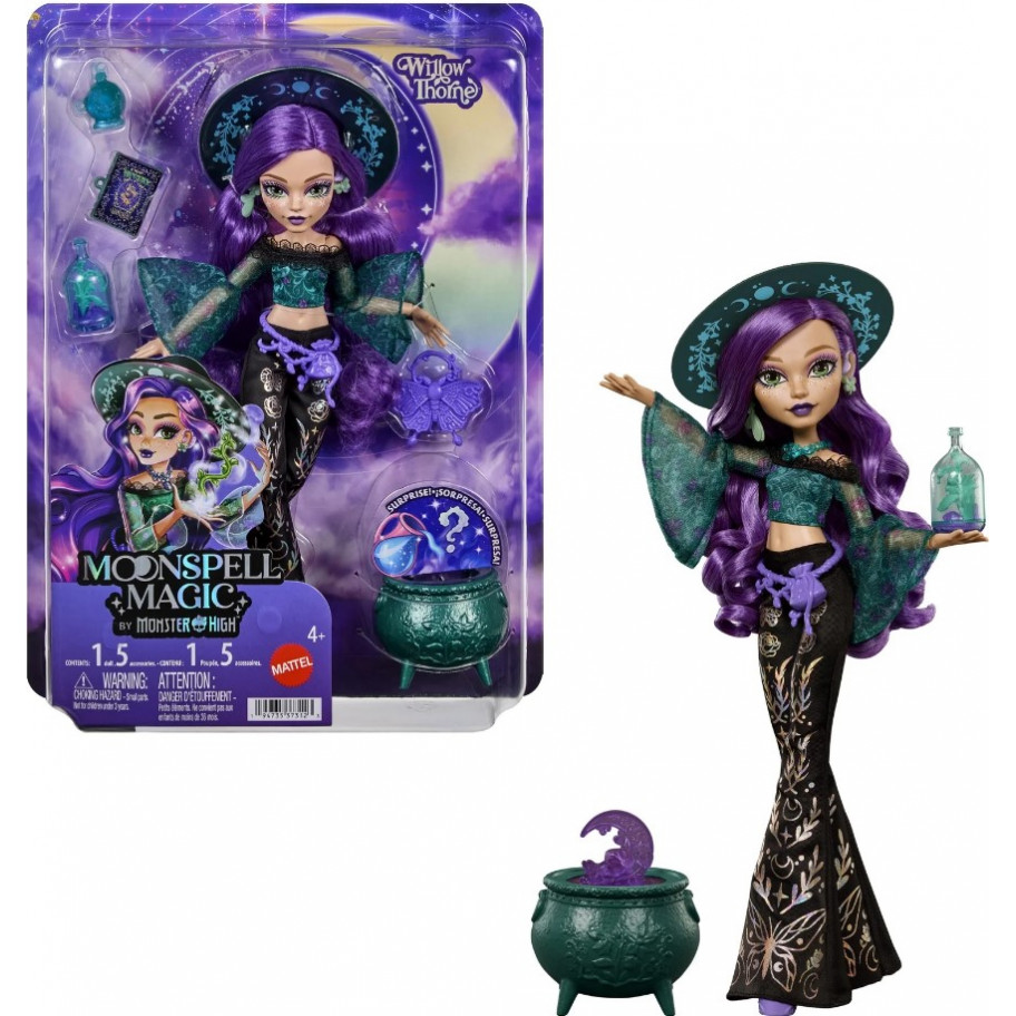 Кукла Монстер Хай Виллоу Торн Лунная Магия Monster High Moonspell Magic Willow Thorne Mattel JMB92