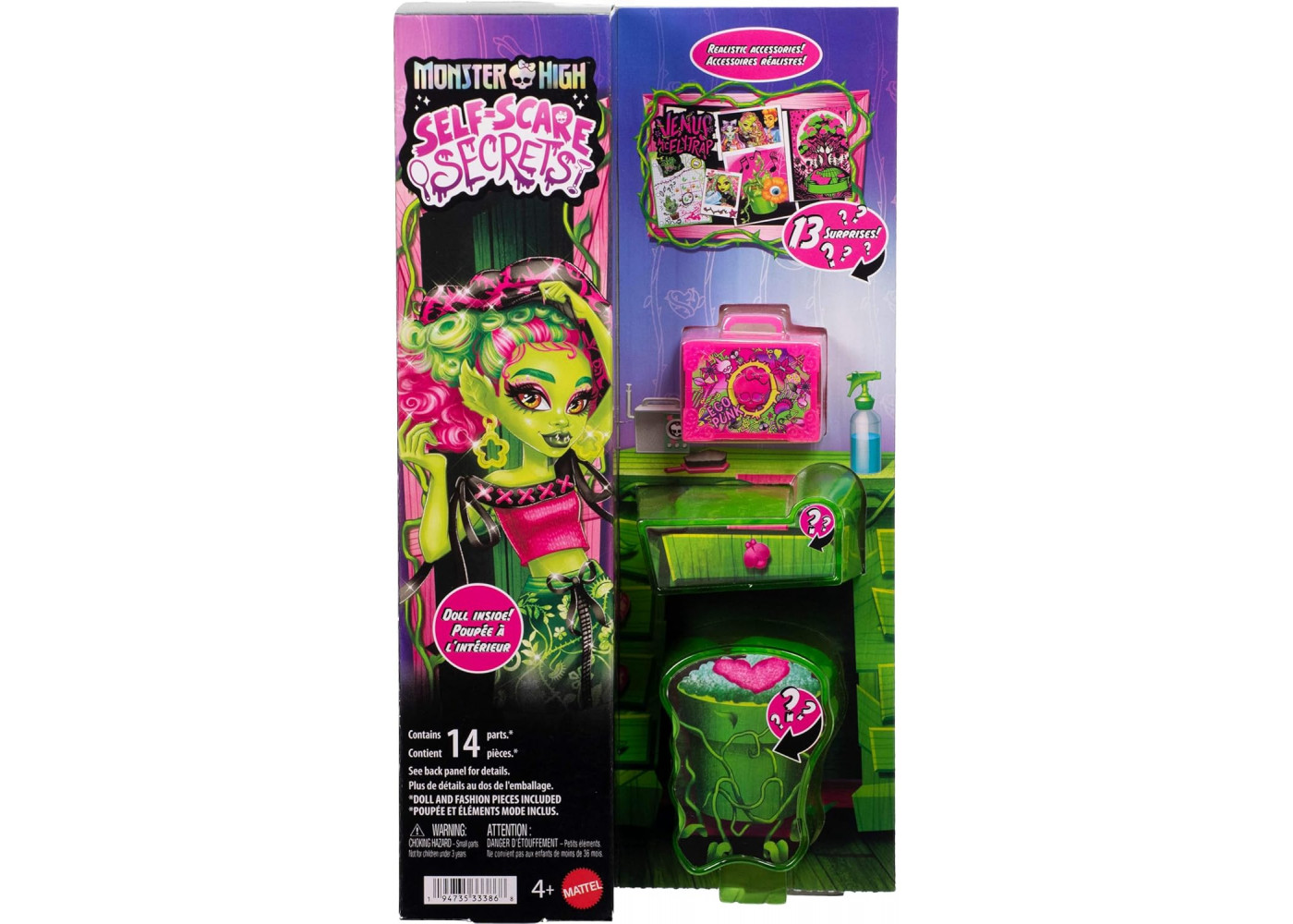 Лялька Монстер Хай Венера МакФлайтрап Monster High Venus McFlytraps Self-Scare Secrets Mattel JHK45