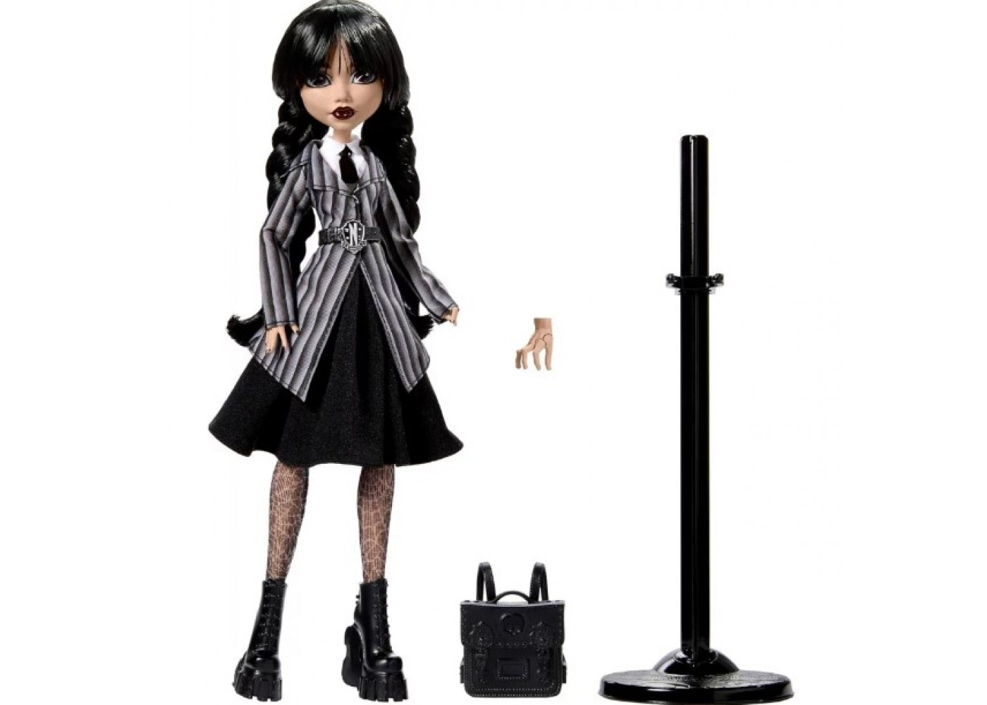 Кукла Монстер Хай Венсдей Аддамс (Уценка) Monster High Wednesday Addams Mattel BHXJ04