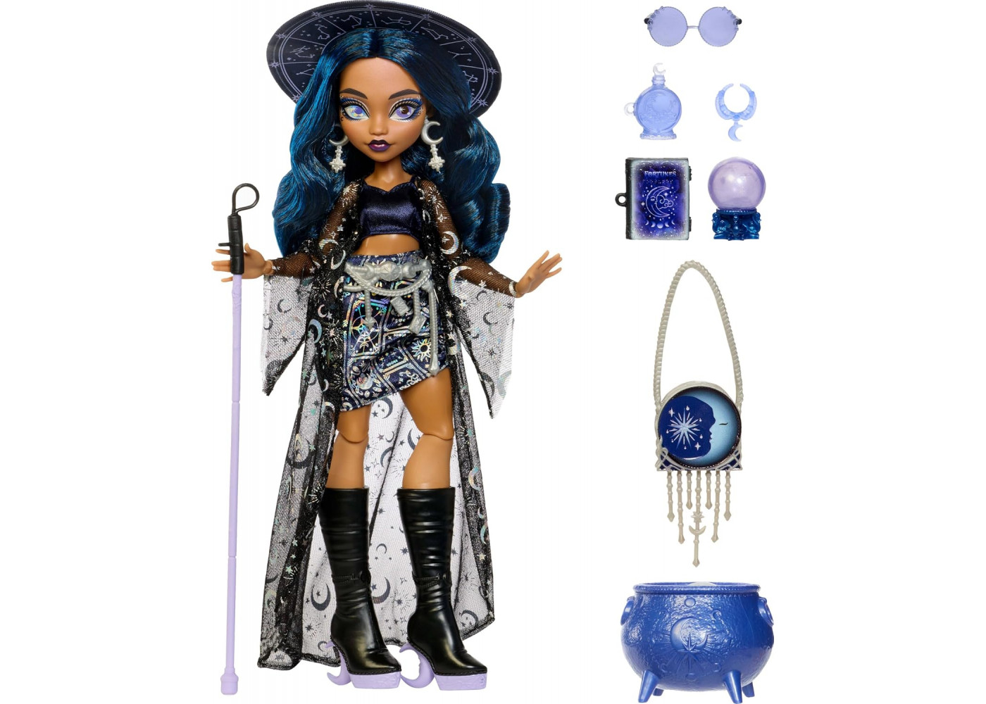 Кукла Монстер Хай Клэр де Луна Лунная Магия Monster High Moonspell Magic Claire de Luna Mattel JMB89