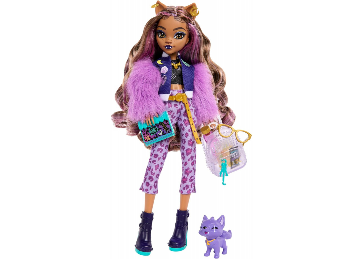 Лялька Монстер (Прим'ята Коробка) Хай Клодін Вульф з аксесуарами Monster High Clawdeen Wolf Mattel BHRP65