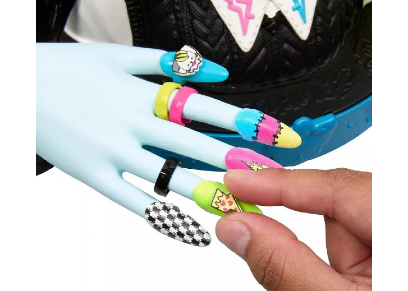 Манекен Монстер Хай Фрэнки Штейн для Стайлинга (Уценка) Monster High Frankie Stein Head for Hairstyling Mattel BHRP71