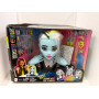 Манекен Монстер Хай Фрэнки Штейн для Стайлинга (Уценка) Monster High Frankie Stein Head for Hairstyling Mattel BHRP71