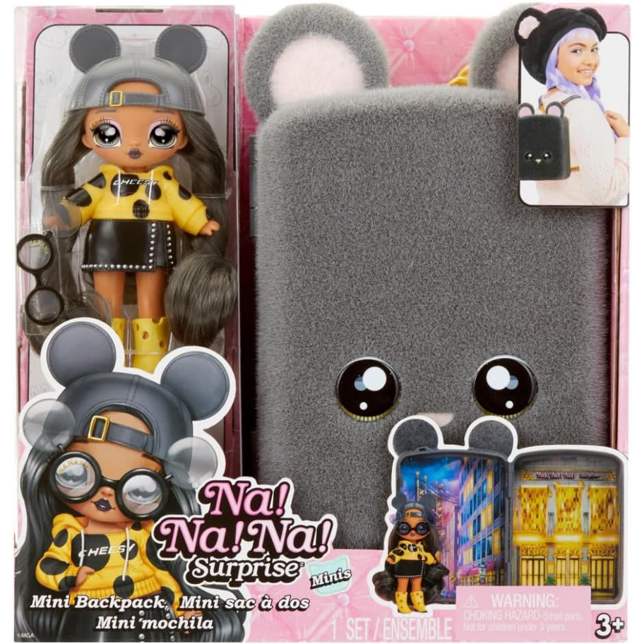 Набор Na! Na! Na! Surprise Рюкзак с Куклой Мариса Маус Backpack Marisa Mouse MGA 592334