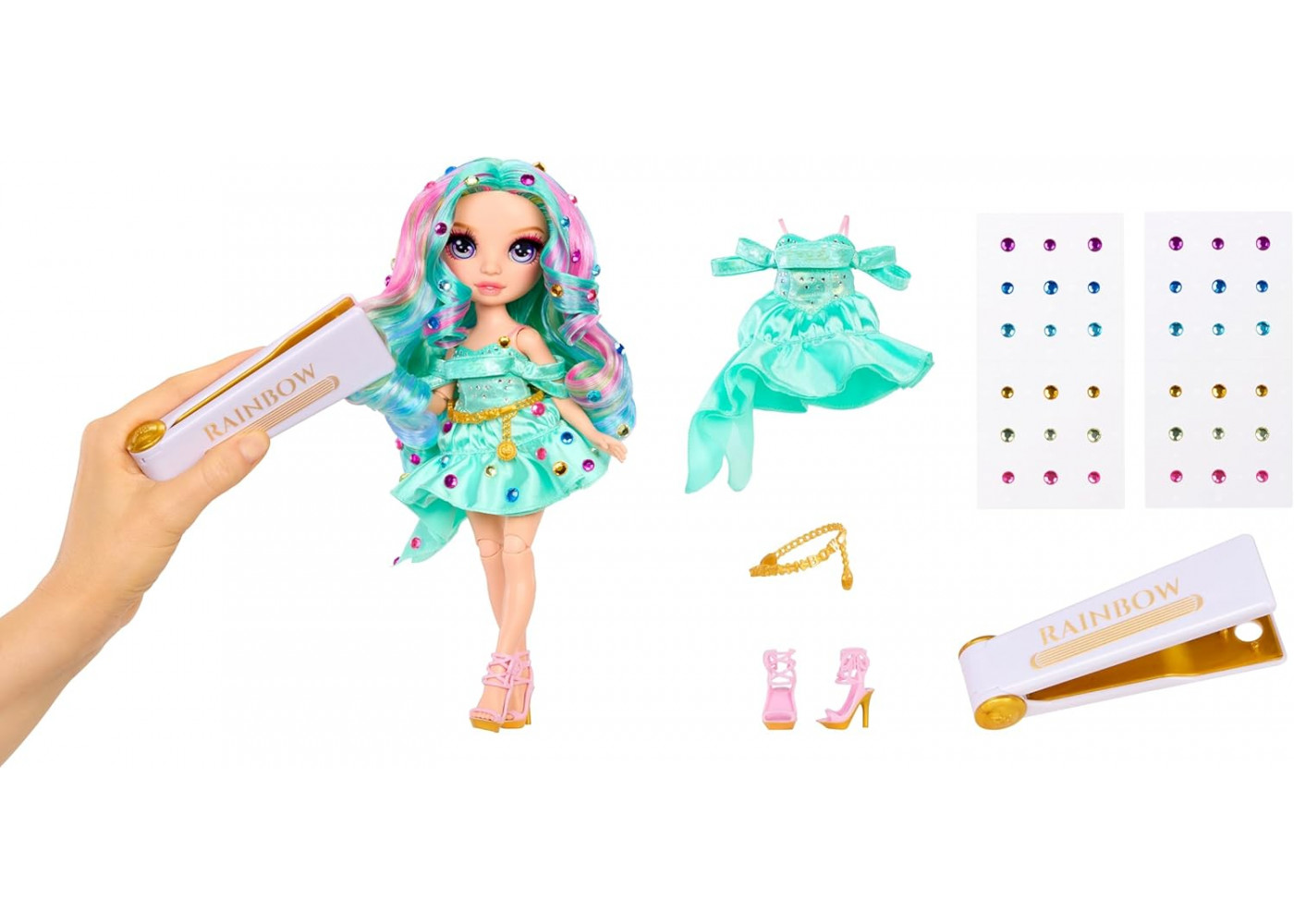 Лялька Реінбоу Хай Селін зі Стразами Rainbow High Celine Turquoise Be Dazzling MGA 597827