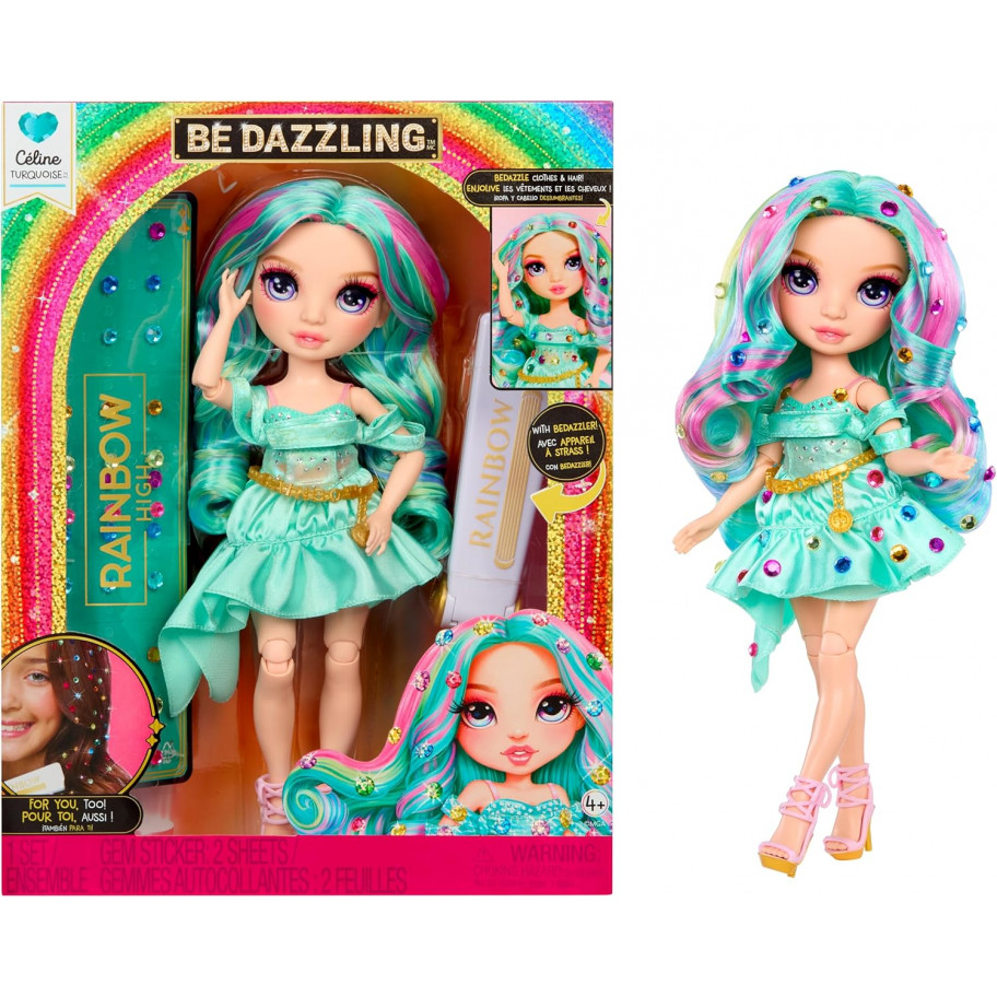 Лялька Реінбоу Хай Селін зі Стразами Rainbow High Celine Turquoise Be Dazzling MGA 597827