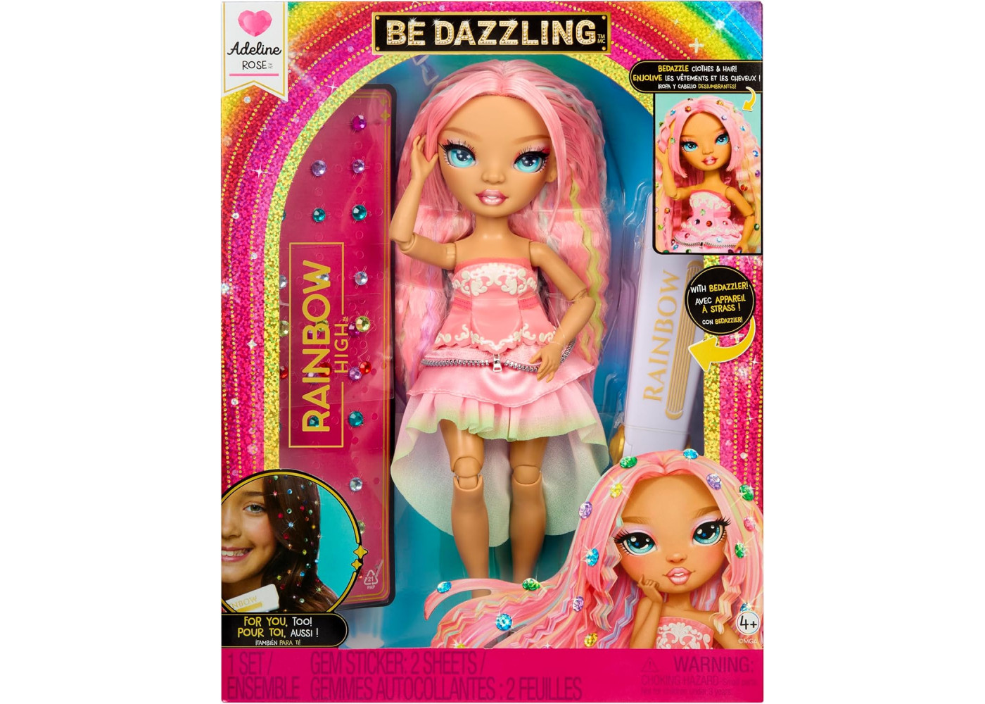 Лялька Реінбоу Хай Аделін Роуз Rainbow High Adeline Rose Be Dazzling MGA 597797