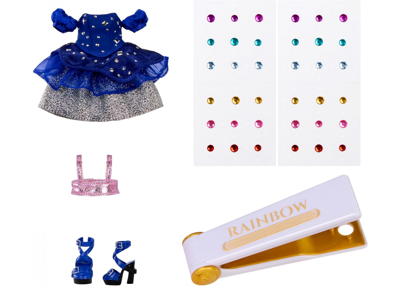 Лялька Реінбоу Хай Женев'єва Блю Будь Яскравою Rainbow High Genevieve Bleue Be Dazzling MGA 597810