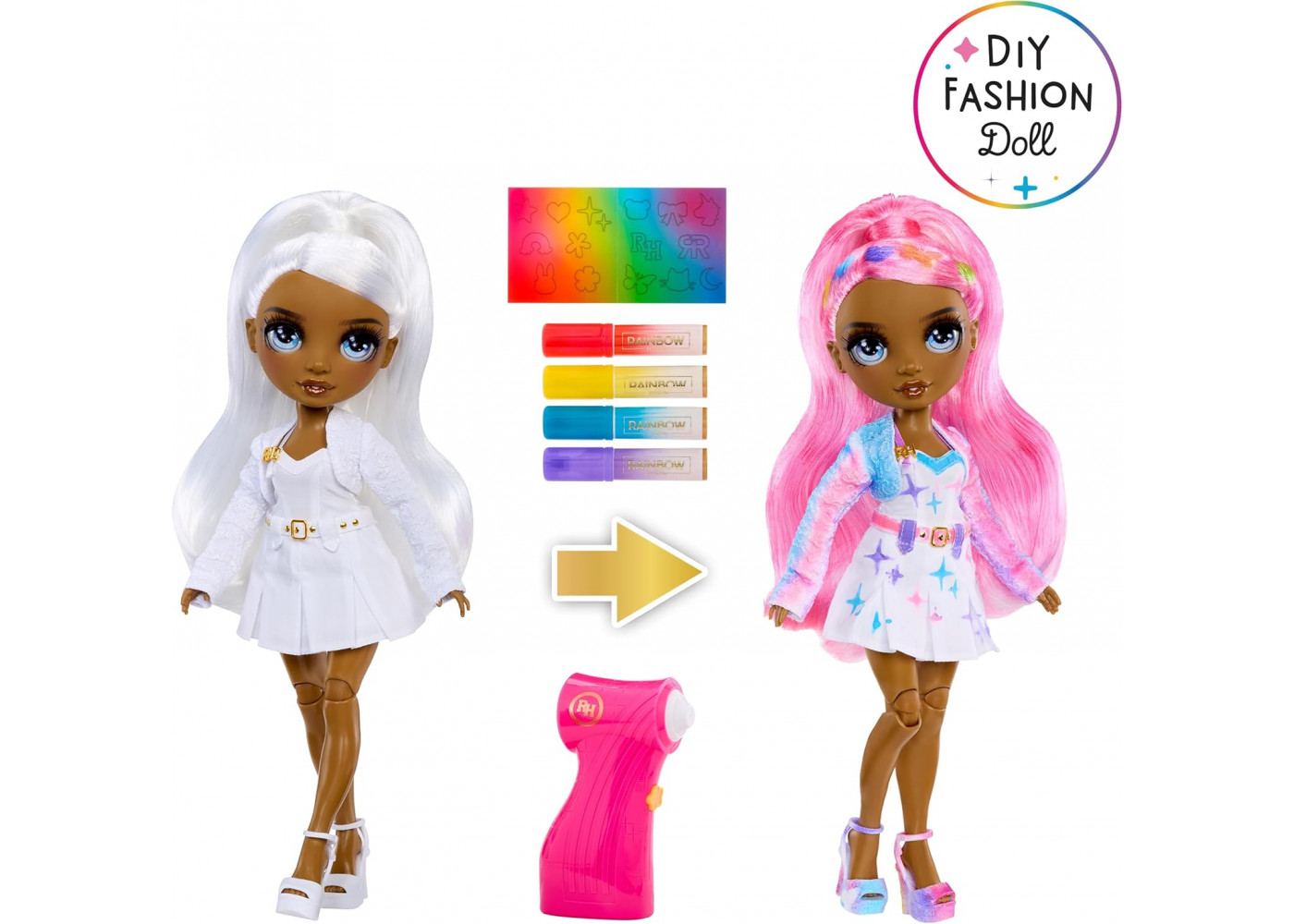 Набір Реінбоу Хай Лялька з Аерографом Rainbow High Air Brush and Create MGA 543367