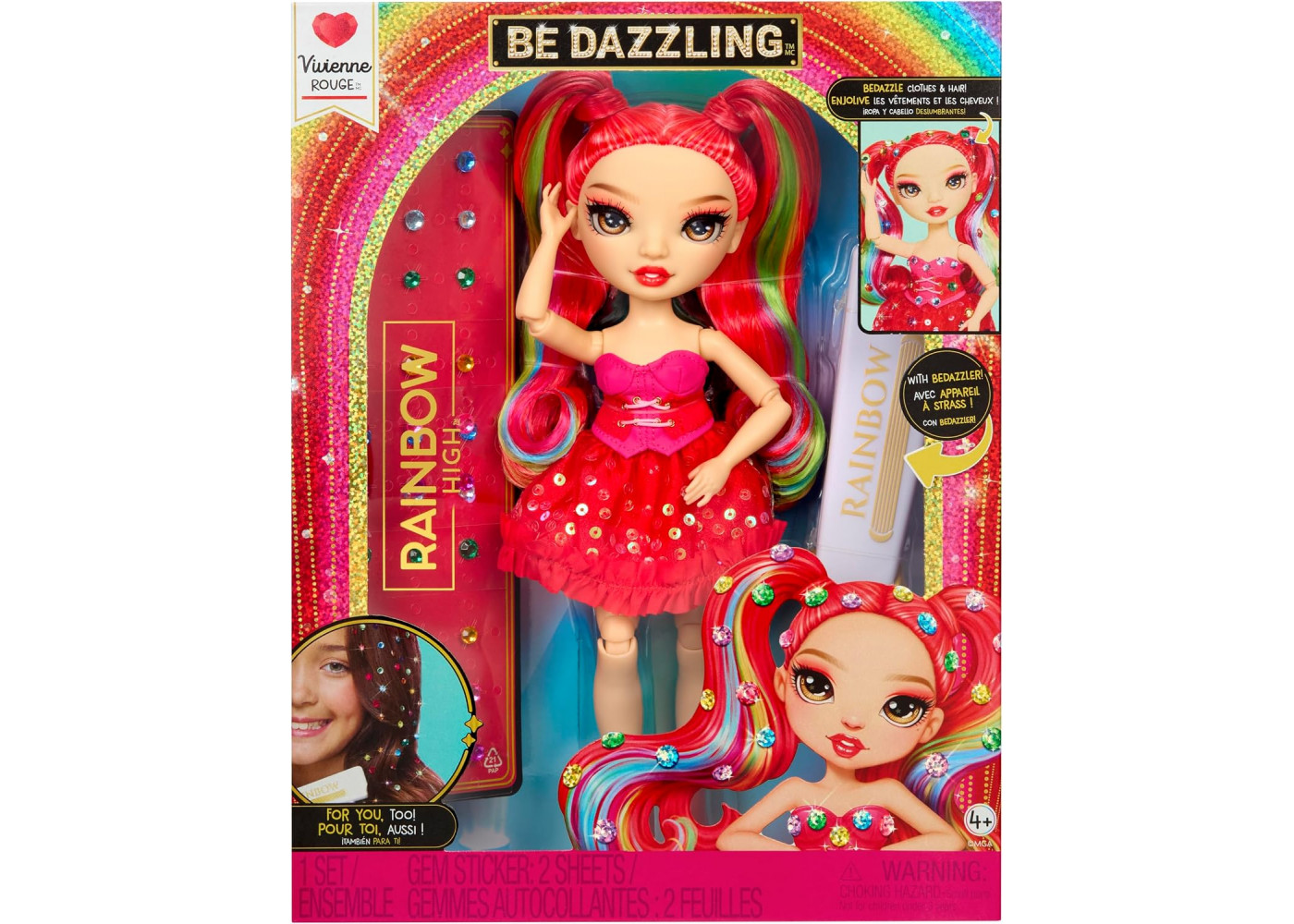 Лялька Rainbow High Вів'єн зі Стразами Rainbow High Vivienne Rouge Be Dazzling MGA 597803