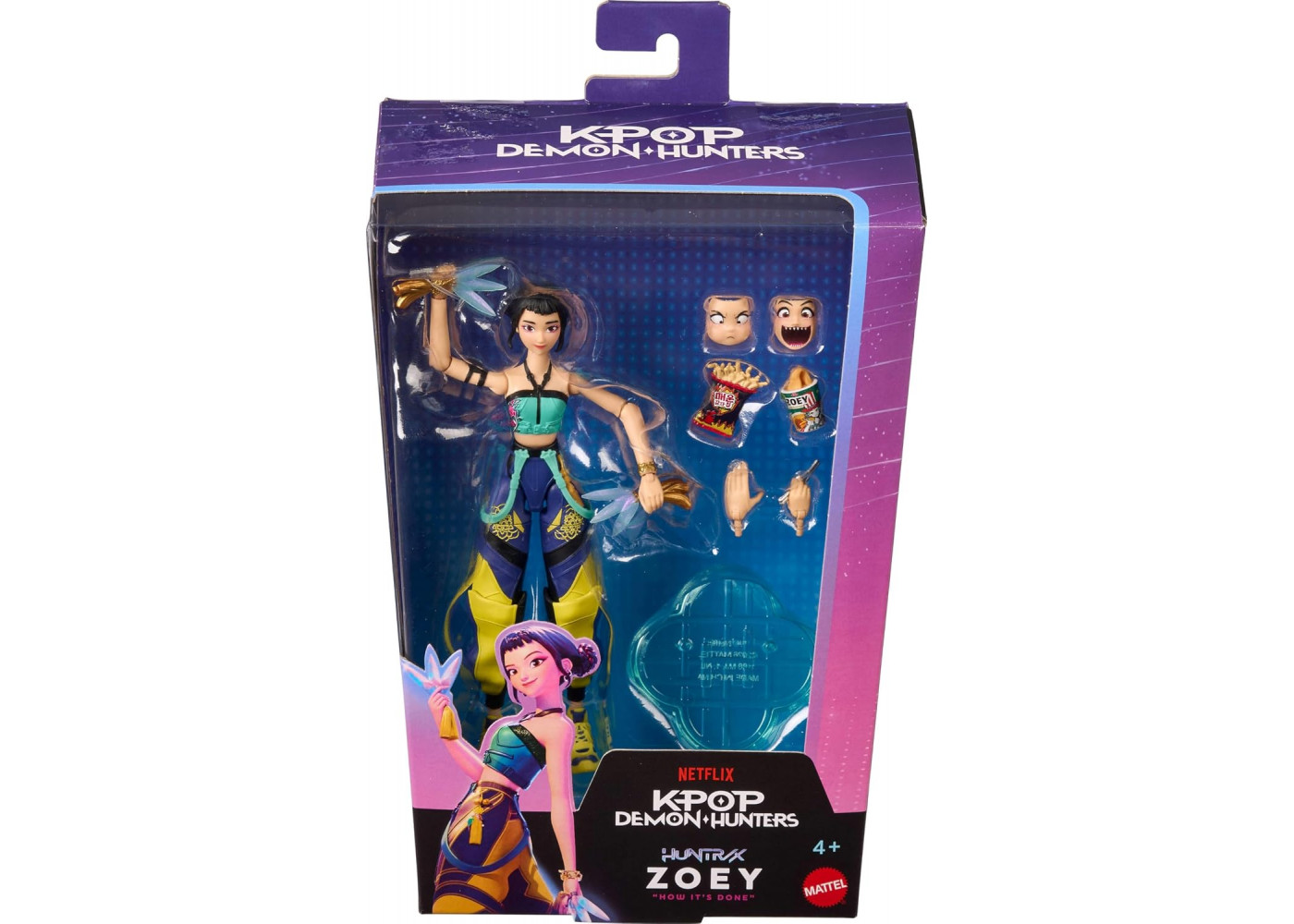 Фігурка Зої 14 см Мисливці на Демонів K-Pop Demon Hunters Huntr X Zoey How It’s Done Mattel JRY32  
