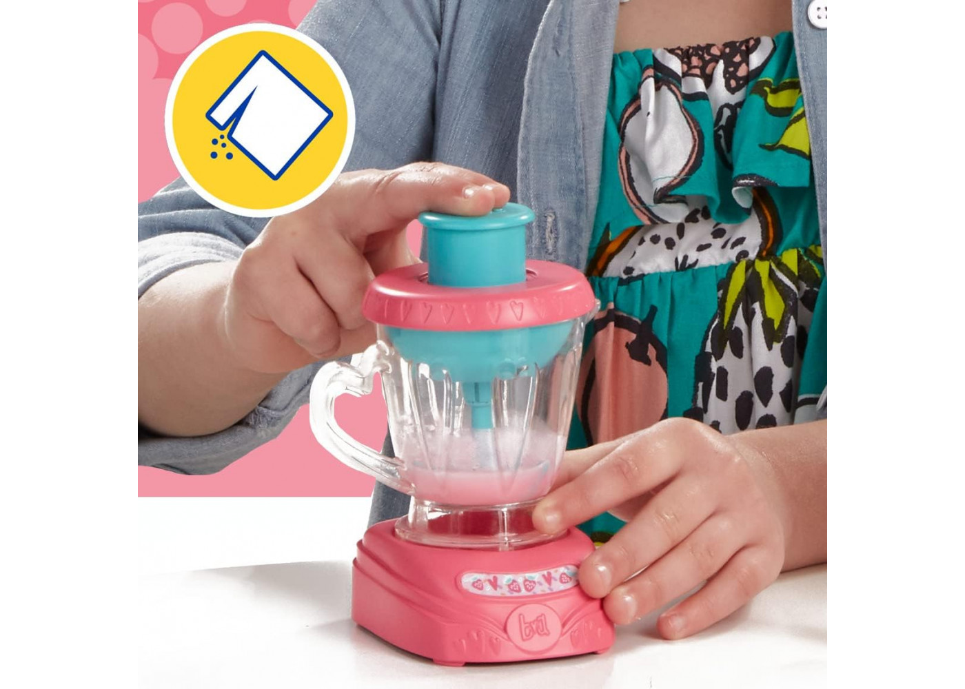 Лялька Бебі Елайв Магічний Міксер Полуничний Коктейль Baby Alive Magical Mixer Strawberry Shake Hasbro E6943