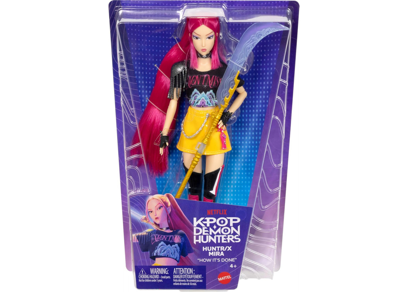 Кукла Мира Охотницы на Демонов K-Pop Demon Hunters Huntr X Mira How It’s Done Mattel JRN36