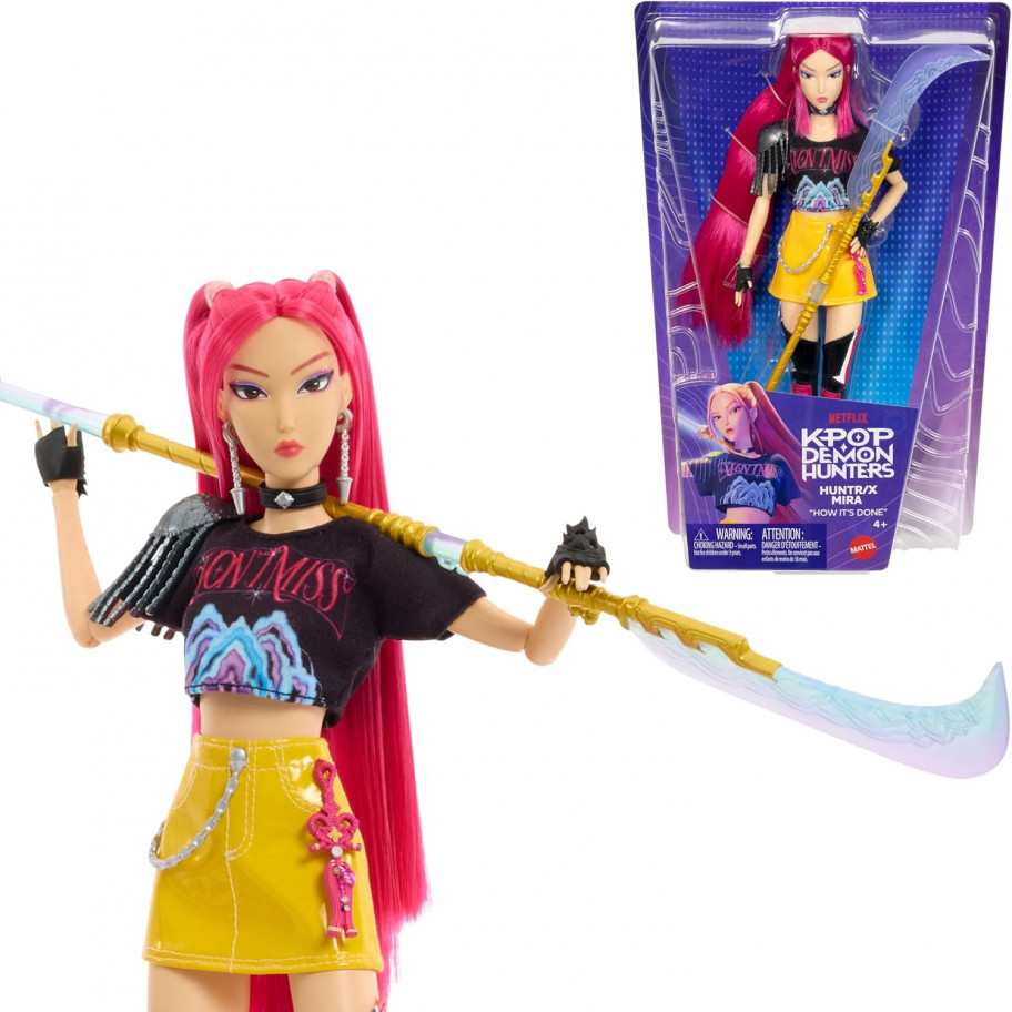 Кукла Мира Охотницы на Демонов K-Pop Demon Hunters Huntr X Mira How It’s Done Mattel JRN36