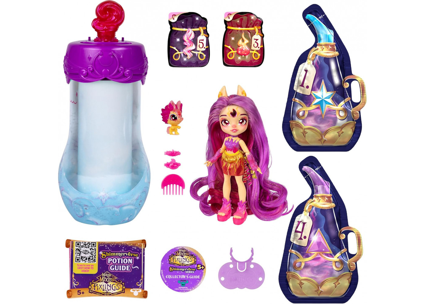 Лялька Меджик Міксіс Пікслінг Піппа Вогняний Кінь Magic Mixies Pixlings Pippa The Firehorse Moose Toys 15700