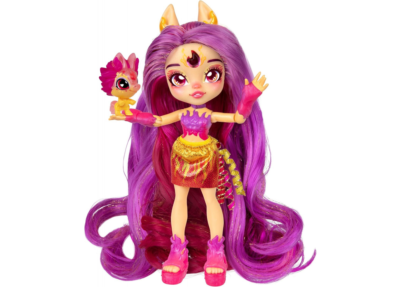 Лялька Меджик Міксіс Пікслінг Піппа Вогняний Кінь Magic Mixies Pixlings Pippa The Firehorse Moose Toys 15700
