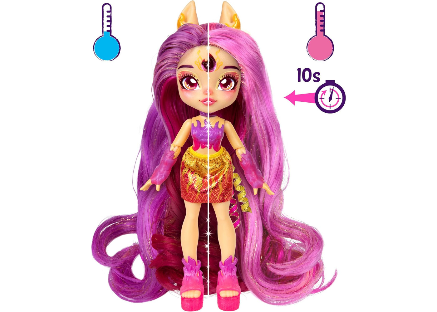 Лялька Меджик Міксіс Пікслінг Піппа Вогняний Кінь Magic Mixies Pixlings Pippa The Firehorse Moose Toys 15700