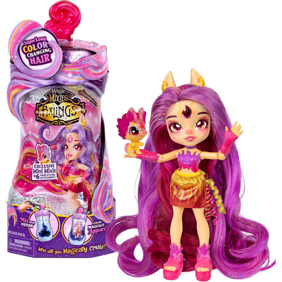 Лялька Меджик Міксіс Пікслінг Піппа Вогняний Кінь Magic Mixies Pixlings Pippa The Firehorse Moose Toys 15700