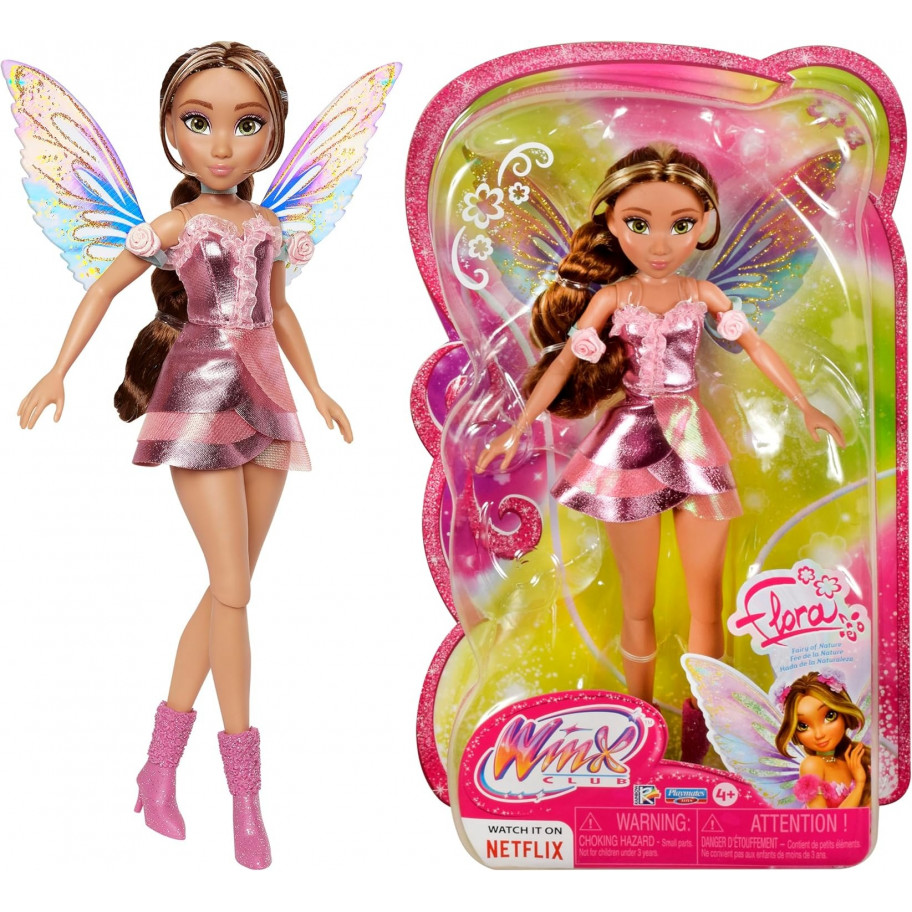 Лялька Вінкс Фея Флора Winx Club Flora Fairy Playmates Toys 57812
