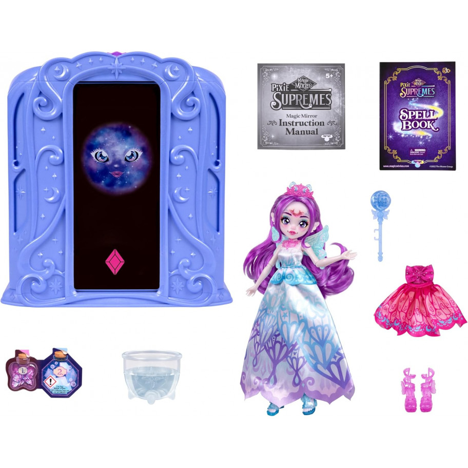 Лялька Меджик Міксіс Скайлар Чарівне Дзеркало Magic Mixies Pixie Skylar Supremes Magic Mirror Moose Toys 14958