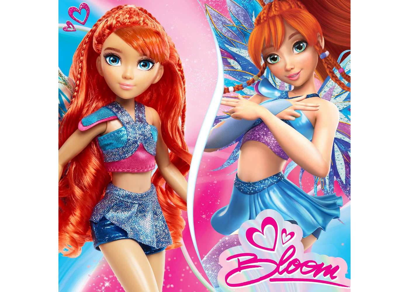 Кукла Винкс Фея Блум Winx Club Bloom Fairy Playmates Toys 57811