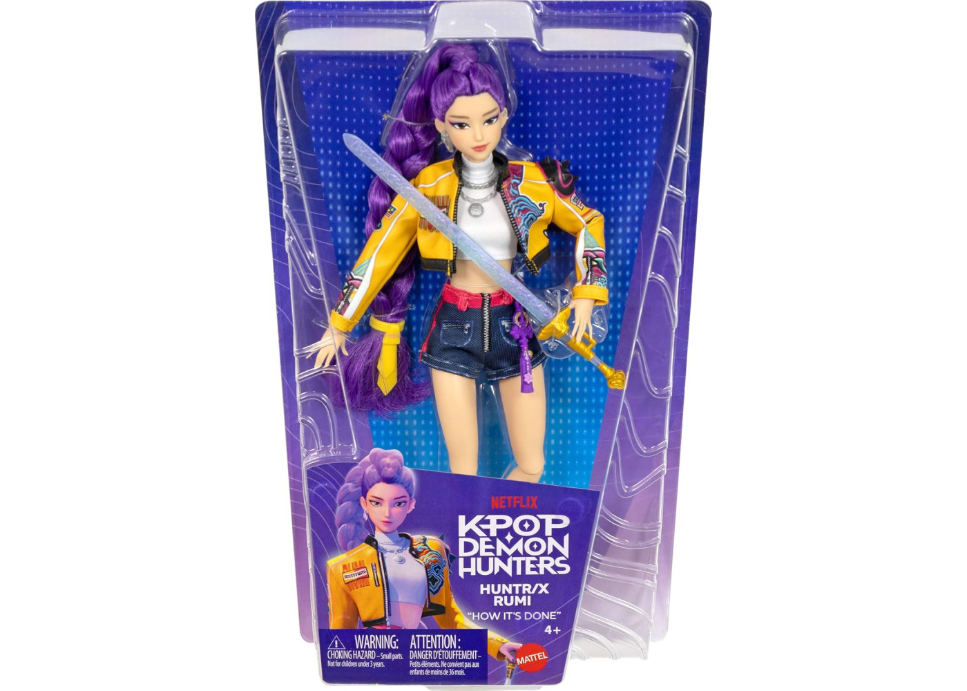 Кукла Руми Охотницы на Демонов K-Pop Demon Hunters Huntr X Rumi How It’s Done Mattel JRN35