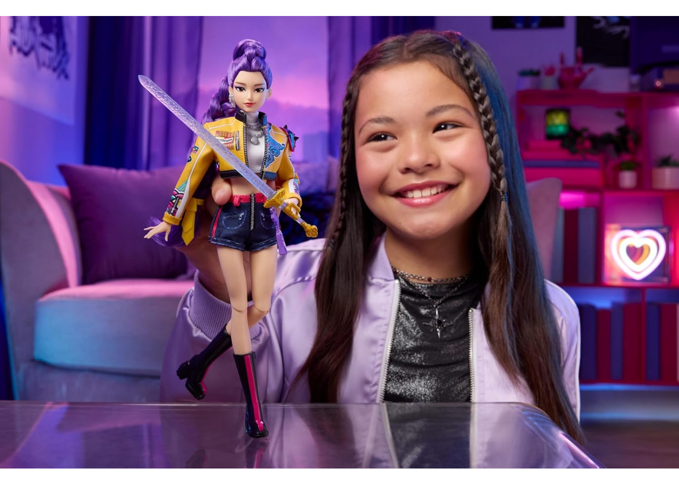Кукла Руми Охотницы на Демонов K-Pop Demon Hunters Huntr X Rumi How It’s Done Mattel JRN35