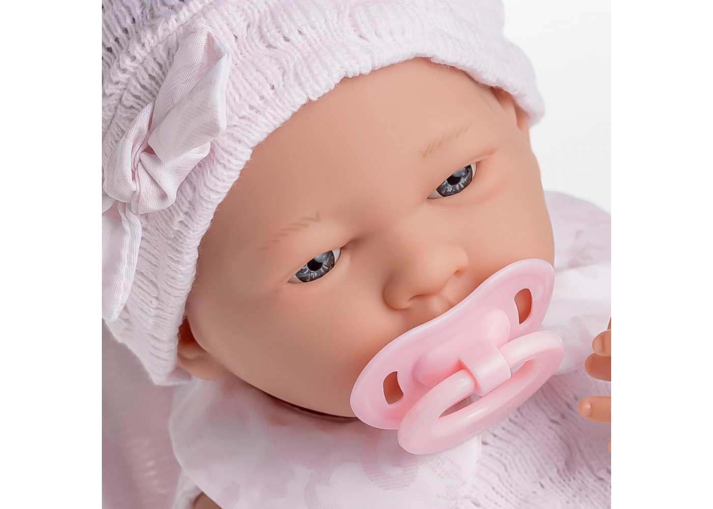 Реалістична Лялька Реборн Дівчинка 38 см La Newborn Pretty in Pink Berenguer Boutique JC Toys 18053