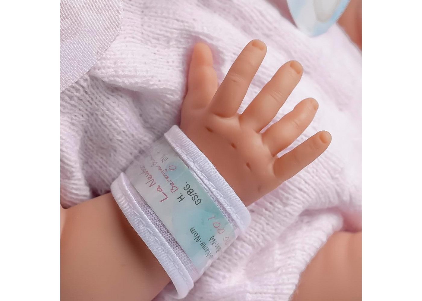 Реалістична Лялька Реборн Дівчинка 38 см La Newborn Pretty in Pink Berenguer Boutique JC Toys 18053