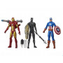 Набор Фигурок 30 см Капитан Америка Железный Человек и Черная Пантера Titan Hero Marvel Endgame Hasbro E9889