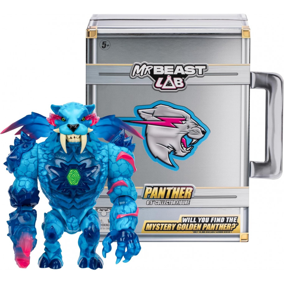 Фигурка Сюрприз Пантера Мисер Бист MrBeast Lab Apex Beast Panther Moose Toys 24728