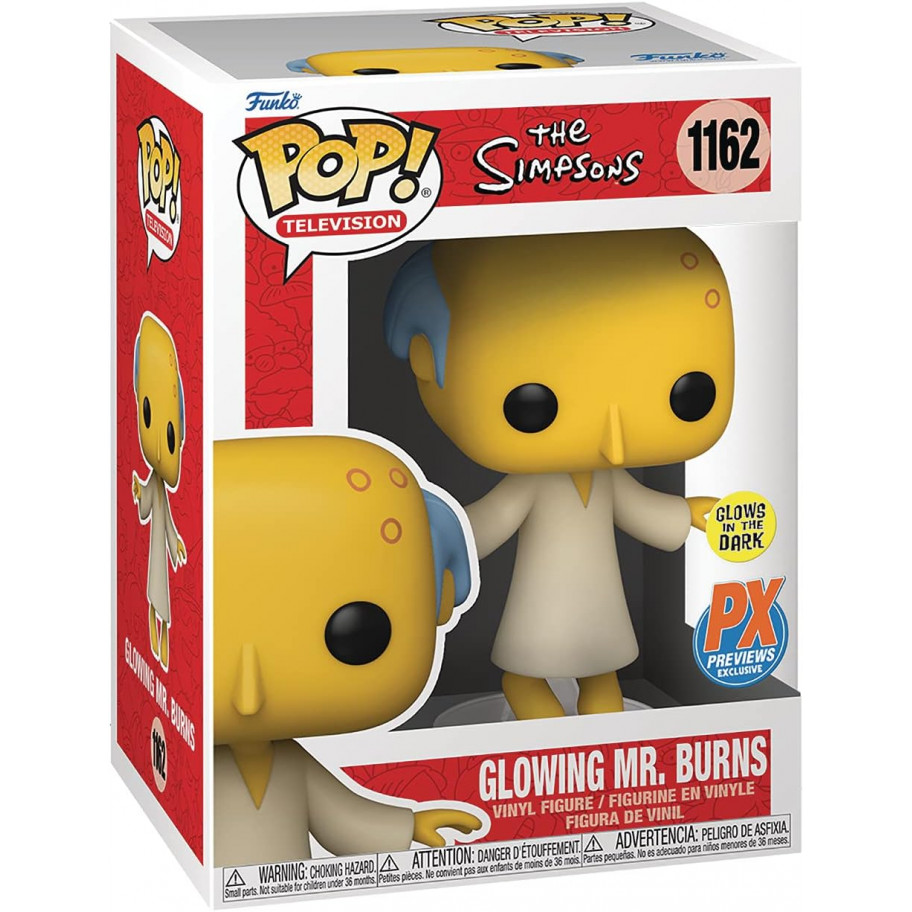 Фігурка Фанко Містер Бернс світиться у темряві  №1162 The Simpsons Glowing Mr Burns Funko Pop EX58177